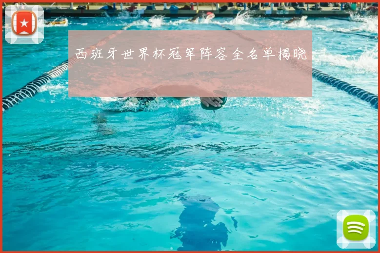 西班牙世界杯冠军阵容全名单揭晓
